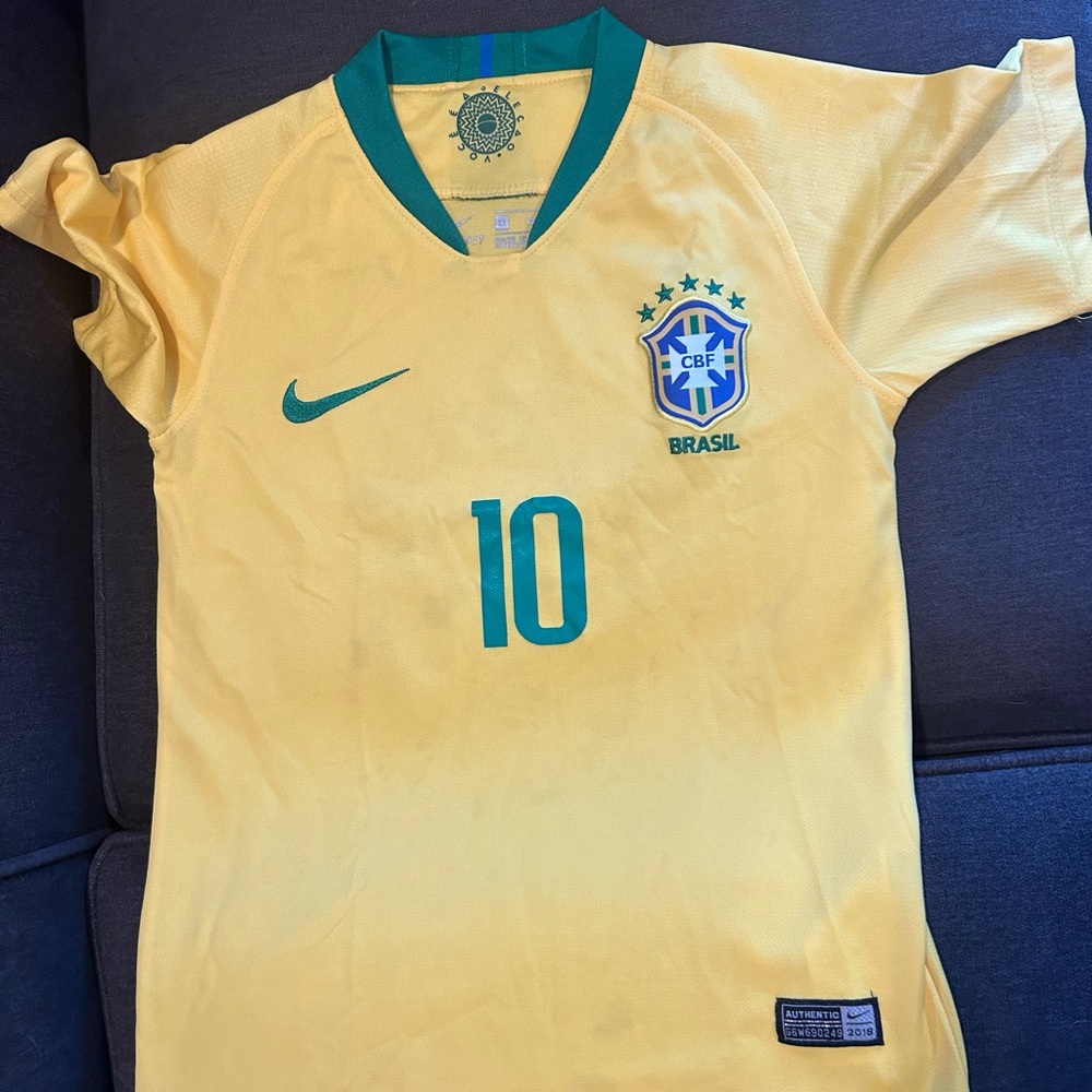 Youth Neymar Jr Brazil Jersey